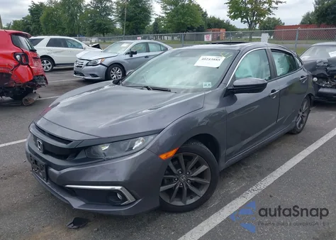 2020 Honda Civic Ex from USA, damaged, VIN 19XFC1F30LE214457